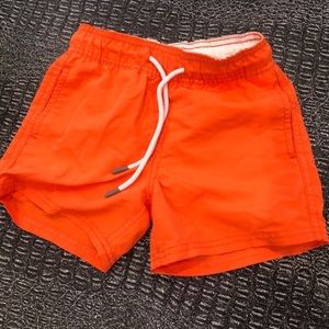 Blueport orange swim trunks